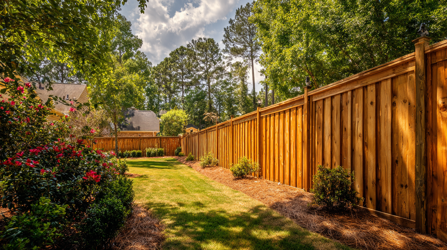 Professional fence installation in Atlanta
